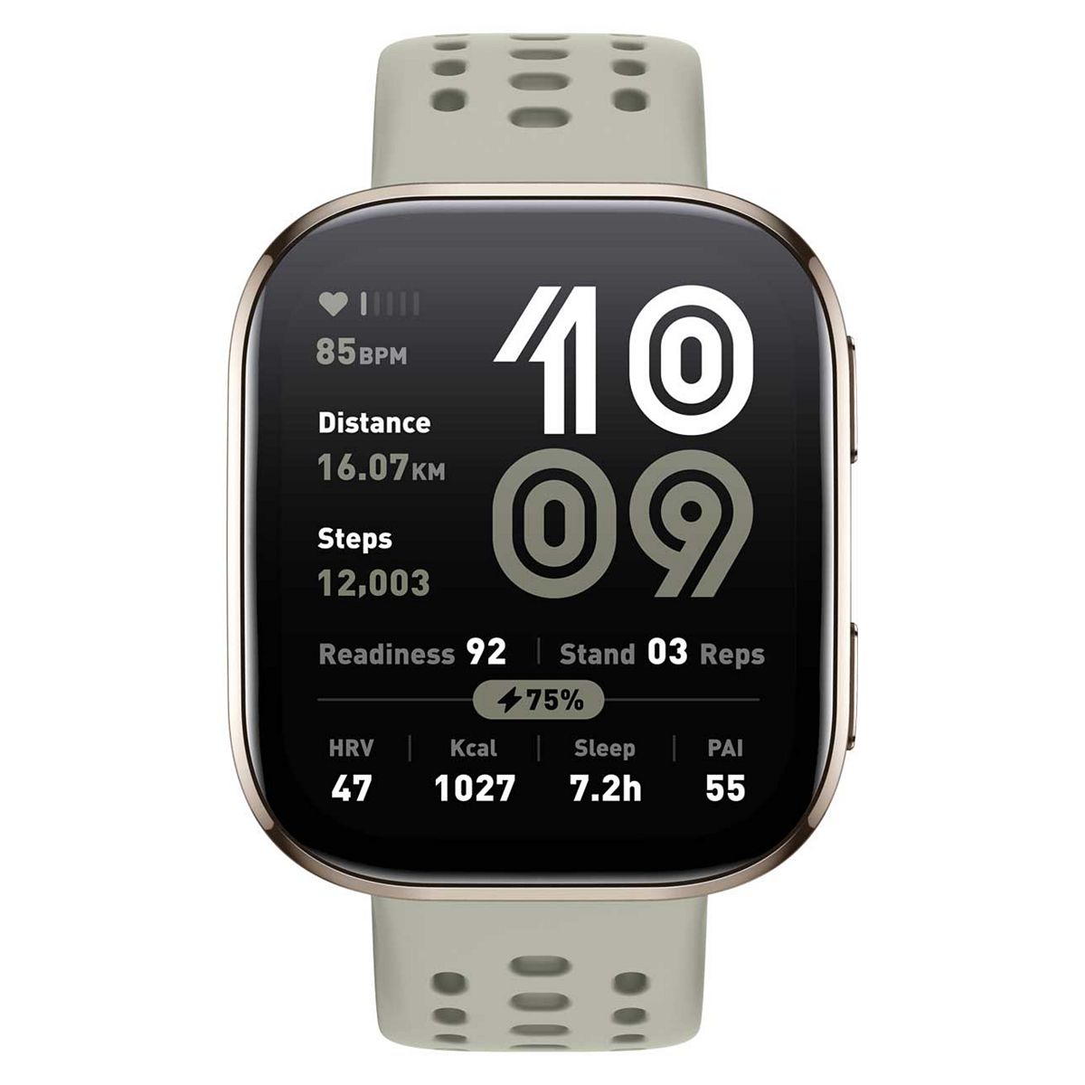 Amazfit Bip 6 Smartwatch 1.97 Inch AMOLED Stone Silicone