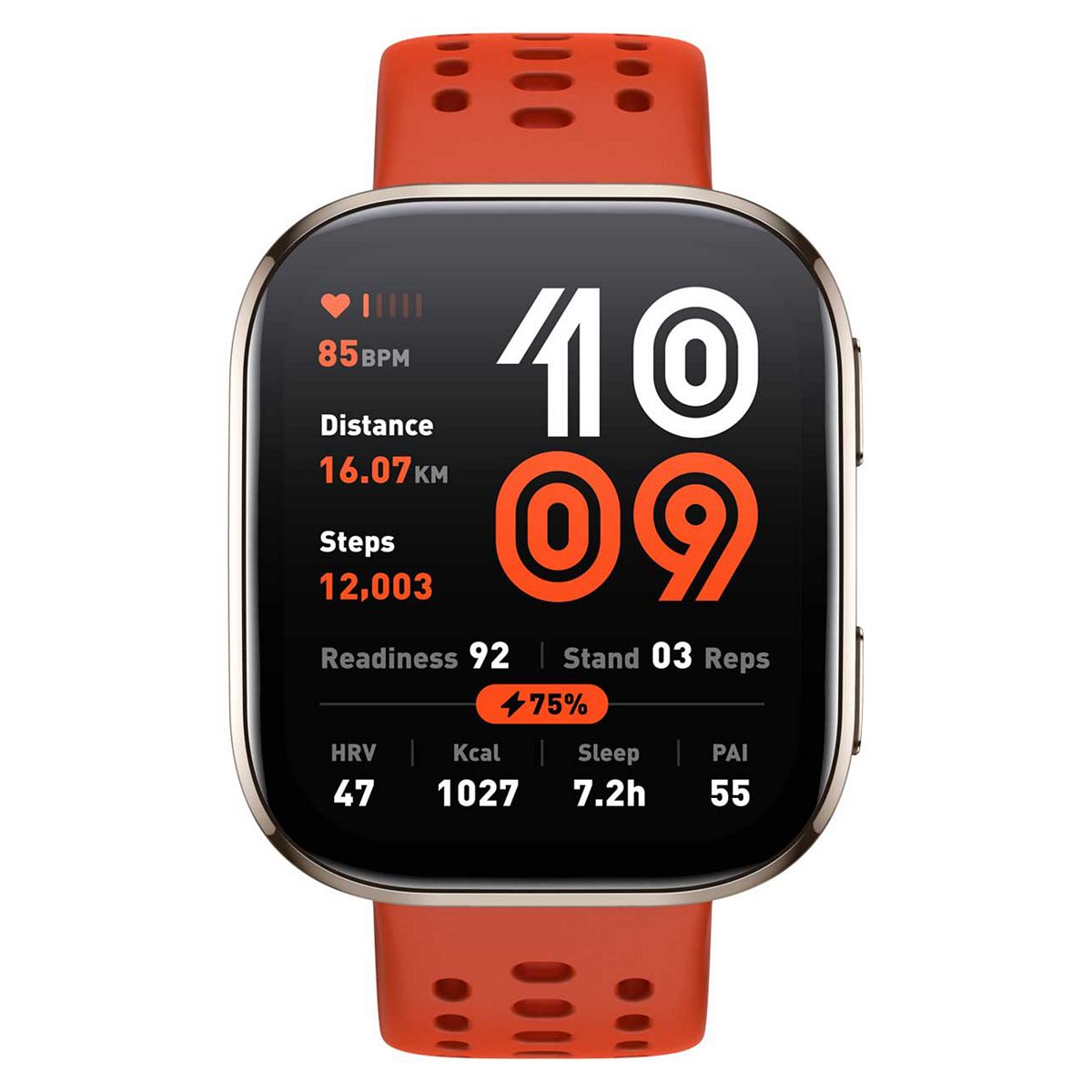 Amazfit Bip 6 Smartwatch - 1.97 Inch AMOLED Display - Red