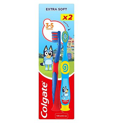 Colgate Kids 2-5 Years Bluey Extra Soft Manual Toothbrush X2