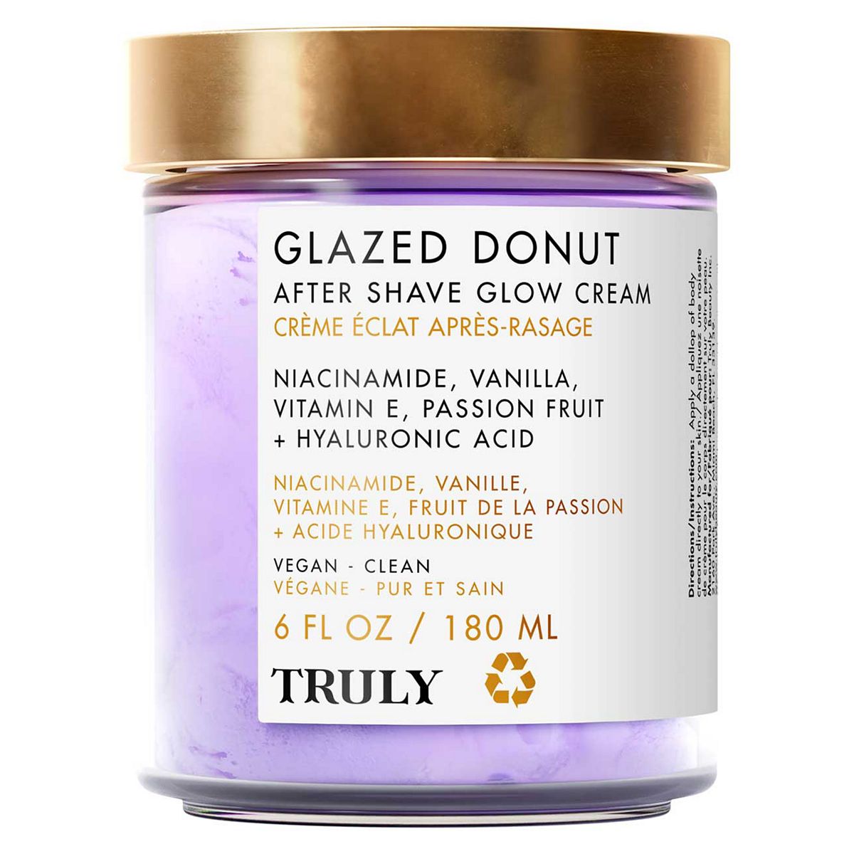 Truly Beauty Inc Truly Glazed Donut Aftershave Glow Cream 180ml