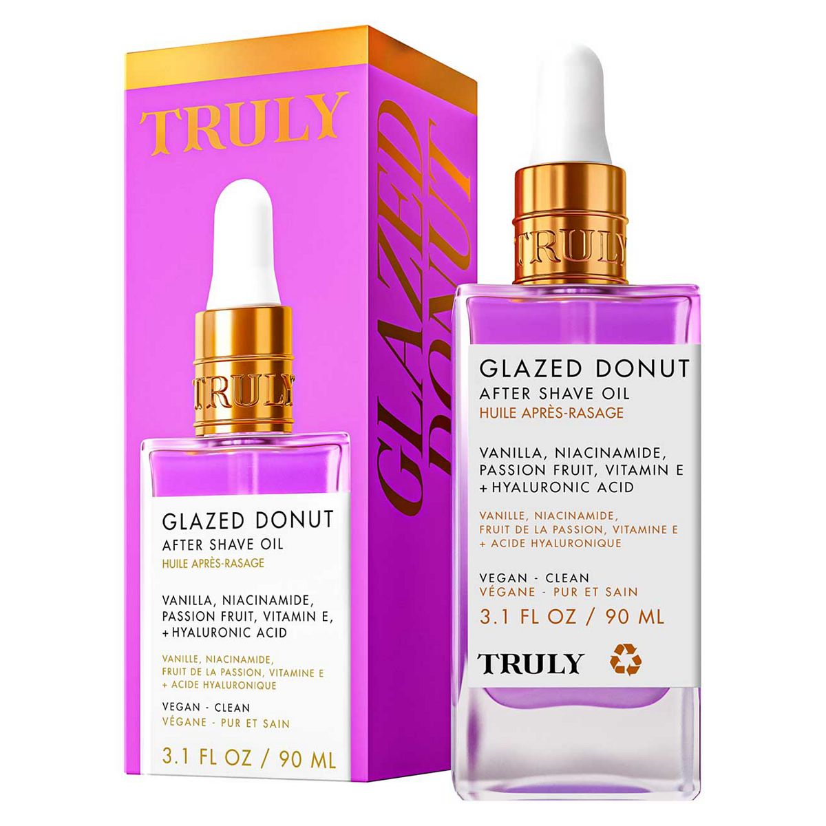 Truly Beauty Inc Truly Glazed Donut Aftershave Oil 90ml