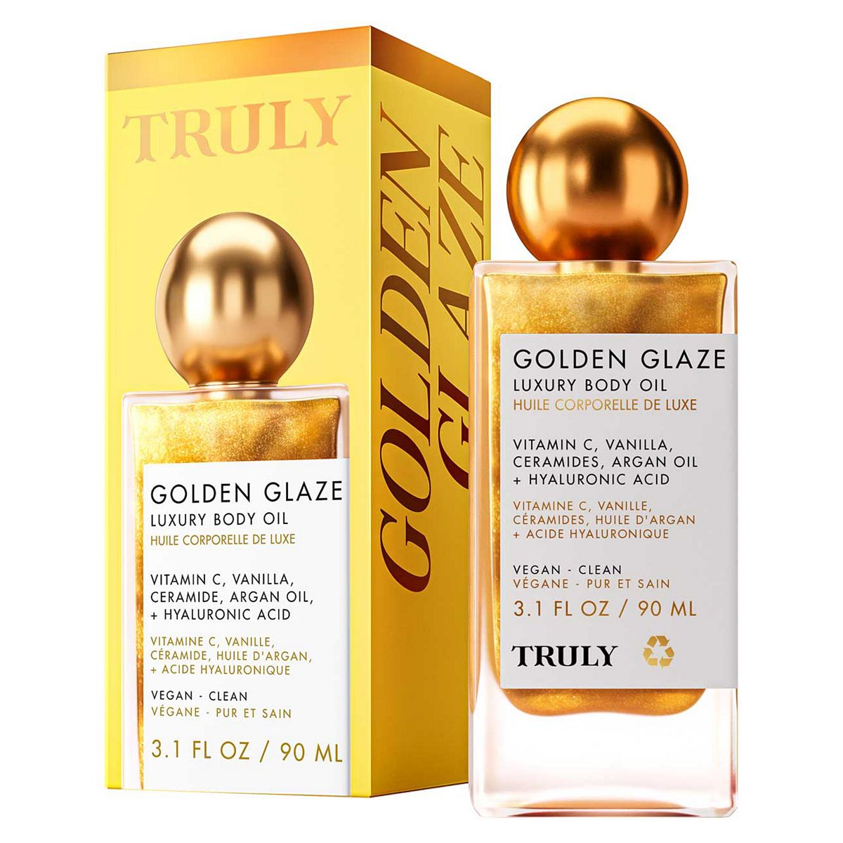 Truly Beauty Inc Truly Golden Glaze Luxury Body Oil 90ml