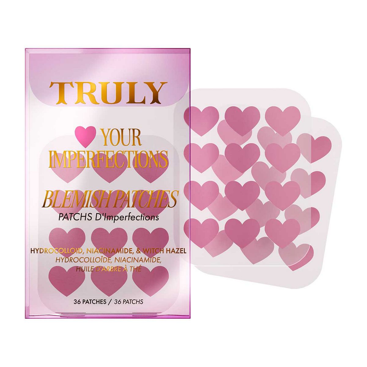 Truly Beauty Inc Truly Heart Your Imperfections Patches 36Ct