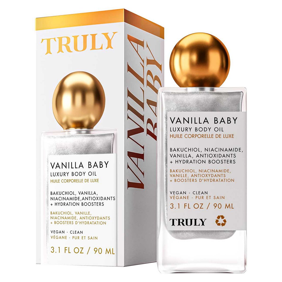 Truly Beauty Inc Truly Vanilla Baby Luxury Body Oil 90ml