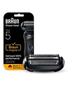 Braun Series 5 Electric Shaver ORIGINAL Replacement Head, Compatible With 50, 51, 52 Generations Shavers, 54B