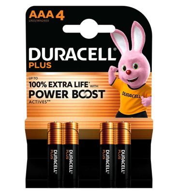 Duracell Powerboost AAA Battery 4s