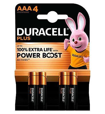 Duracell Powerboost AAA Battery 4s