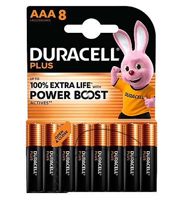 Duracell Powerboost AAA Battery 8s