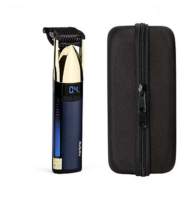 BaByliss Super-X Metal Series Stubble Trimmer Gold Navy