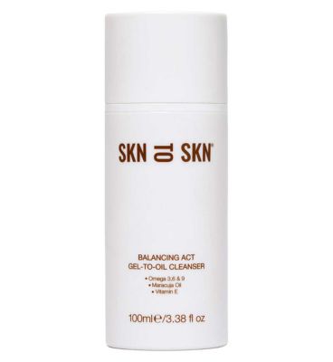SKN TO SKN Balancing Act Gel-to-Oil Cleanser 100ml