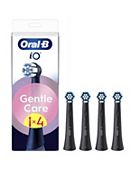 Oral-B iO Series Gentle Care Black, Original Brush Heads, for Sensitive Gums, 4