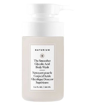 Click to view product details and reviews for Naturium The Smoother Glycolic Acid Exfoliating Body Wash Mini 100ml Gift With Purchase.