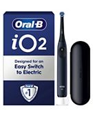 Oral-B iO2 Electric Toothbrush, Ocean Blue iO Toothbrush, 1 Travel Case, 1 Toothbrush Head