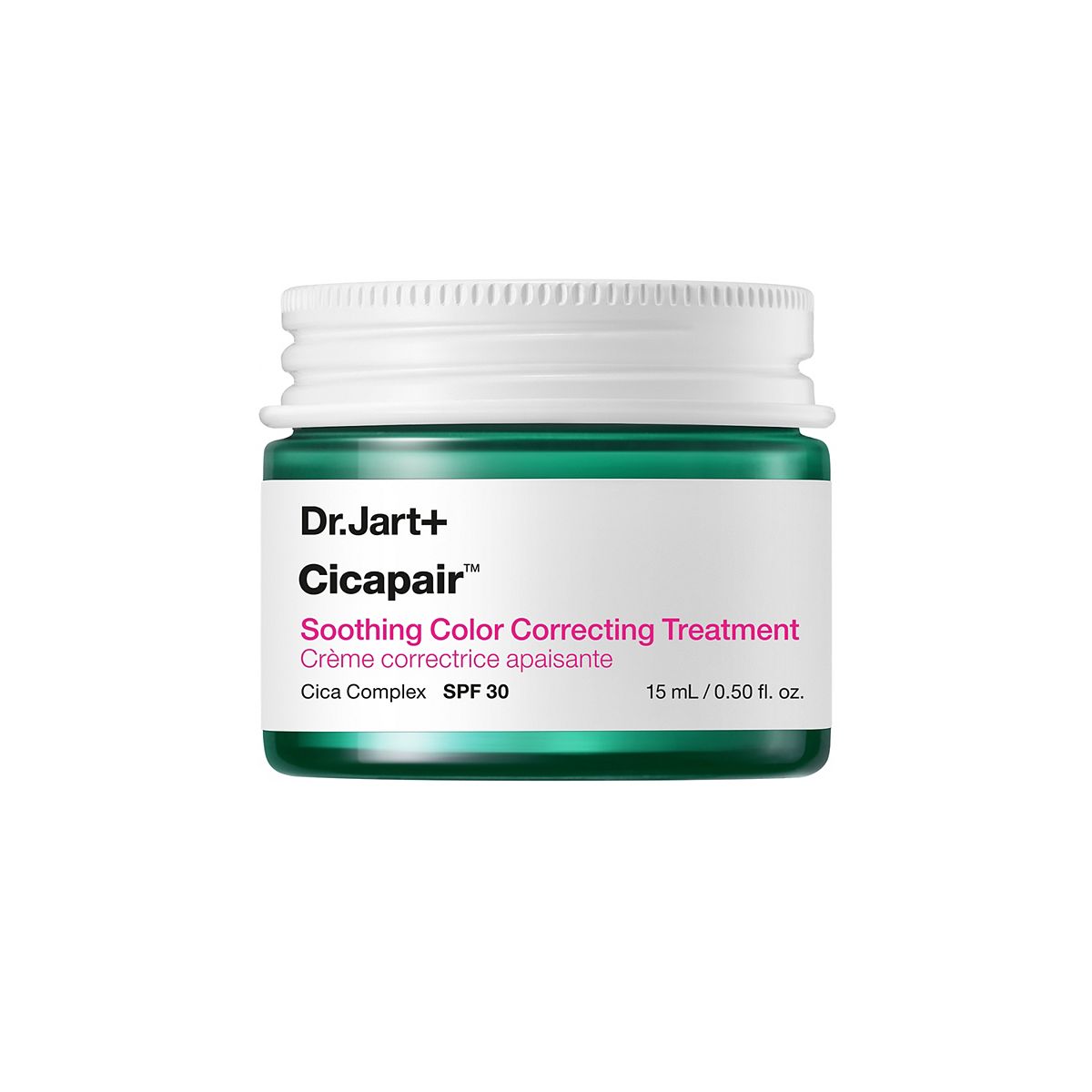Dr Jart Cicapair Soothing Color Correcting Treatment Spf 30 15ml