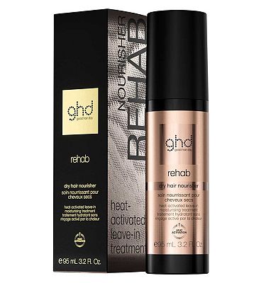ghd Rehab Dry Hair Nourisher, Heat-Activated Leave-In Moisturising Treatment 95ml