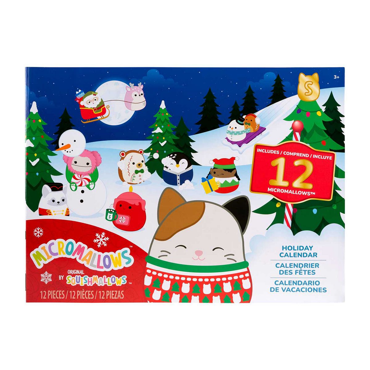 Squishmallows Jazware Squishmallow Micromallow 12 Day Advent Calendar