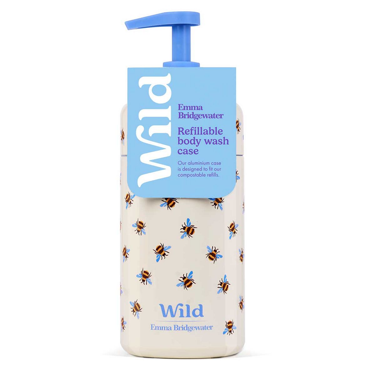 Wild Emma Bridgewater Bee Refillable Bodycare Bottle