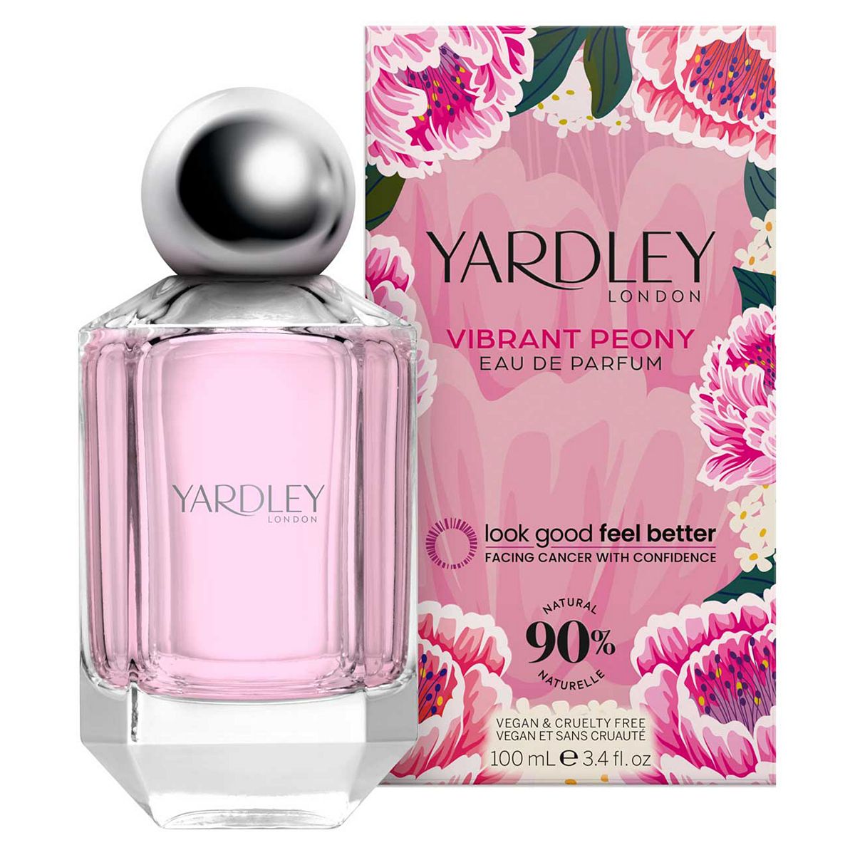 Yardley Vibrant Peony Eau De Parfum 100Ml