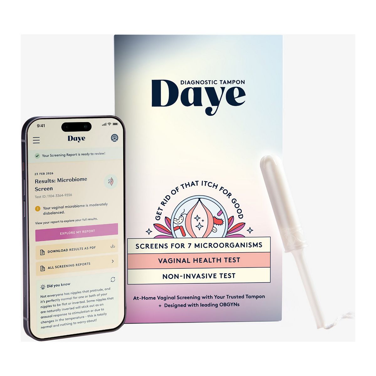Daye At-Home Vaginal Screening Kit - Microbiome