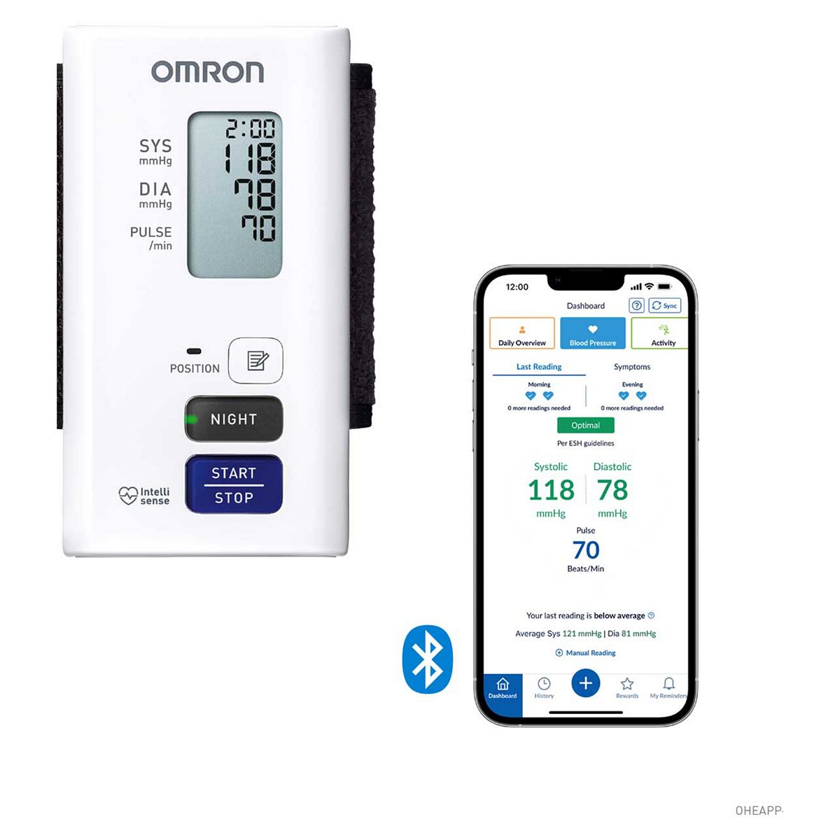 Omron Nightview Wrist Blood Pressure Monitor