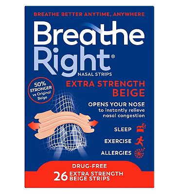 Click to view product details and reviews for Breathe Right Nasal Strips Extra Strength Beige 26s.