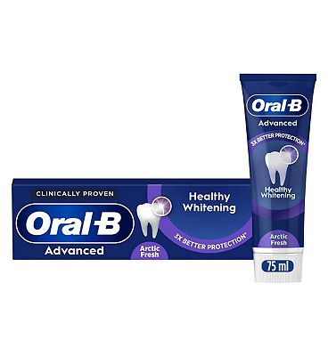 Oral-B Advanced Healthy Whitening Arctic Fresh Toothpaste 75ml