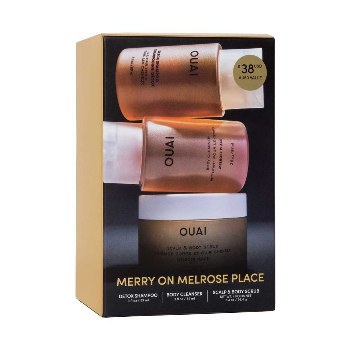 OUAI Merry On Melrose Christmas Kit