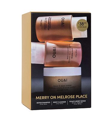 Click to view product details and reviews for Ouai Merry On Melrose Christmas Kit.