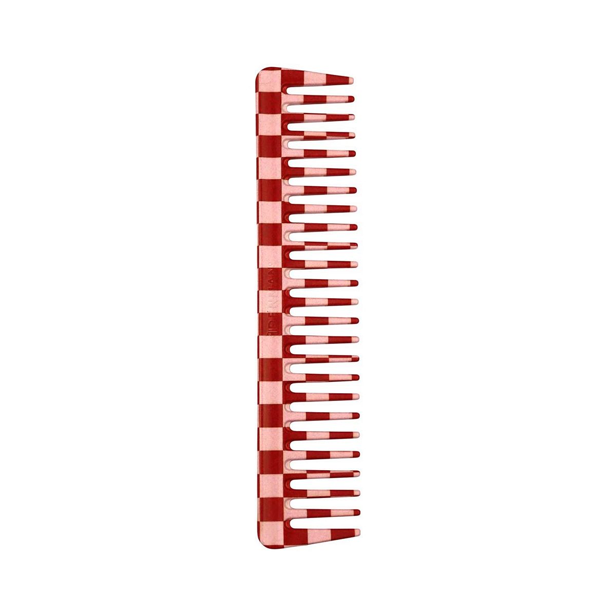 Denman D29 Pink & Red Checked Deluxe Detangle Comb