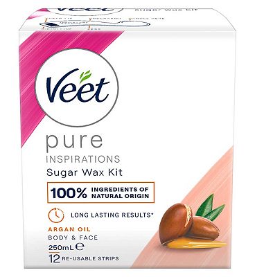 Veet Pure Inspiration Hot Sugar Wax Argan Oil 250ml