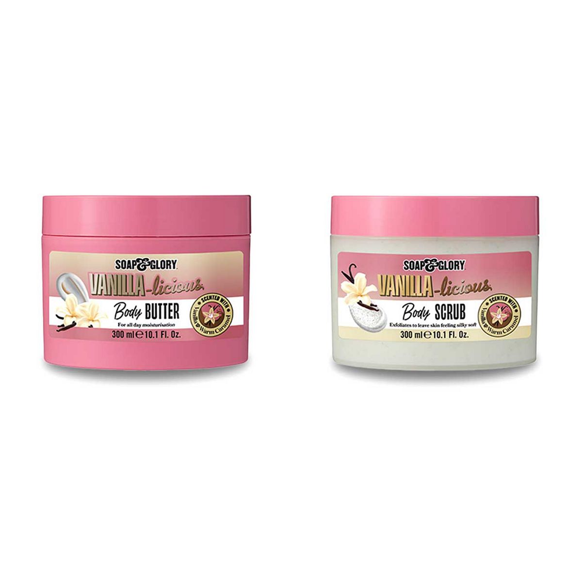Soap & Glory Vanilla-Licious Butter & Scrub Duo
