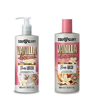 Soap & Glory Vanilla-licious Wash & Lotion Duo