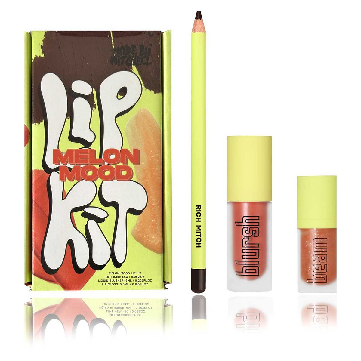 Made By Mitchell Lip Trio Kit Melon Mood
