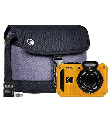 Kodak Pixpro wpz2 Waterproof Camera Yellow Set