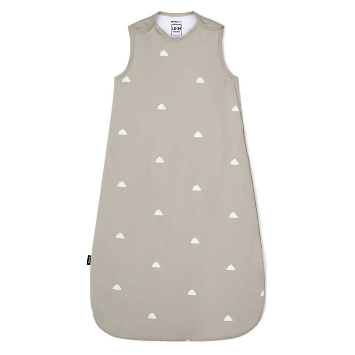 Snuz Pouch 18-36 Months 2.5 Tog Sleeping Bag Grey Cloud