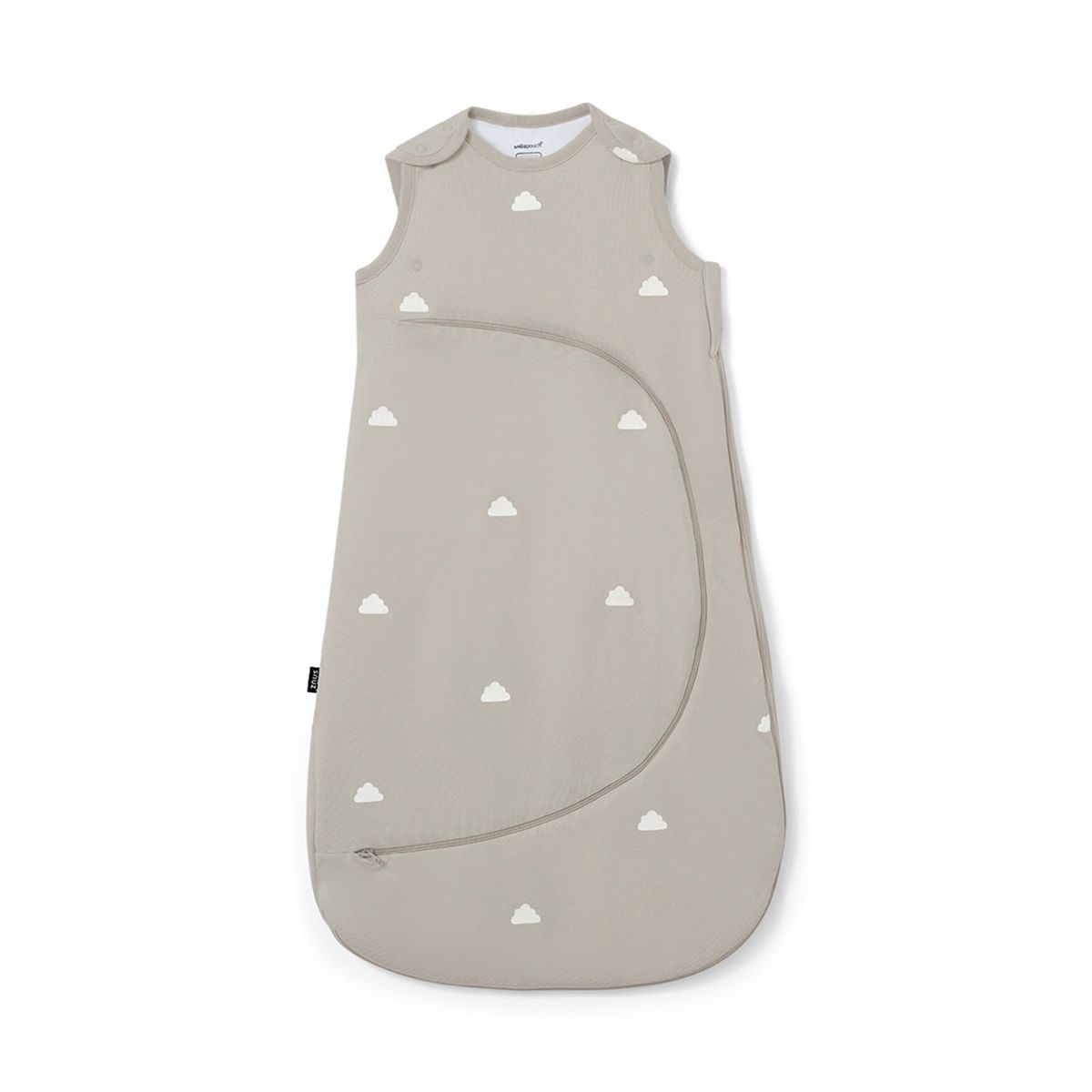 Snuz Pouch Sleeping Bag 6-18 Months 1.0 Tog Grey Cloud
