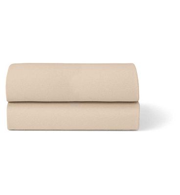 Snuz Twin Pack Crib Sheets - Cashmere