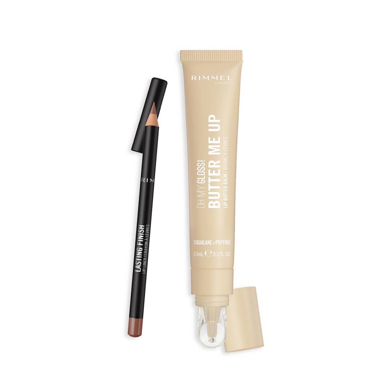 Rimmel Butter Me Up Gloss And Liner Cappuccino Vanilla Duo