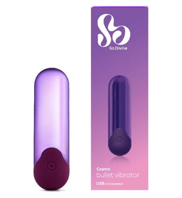 So Divine Cosmo Mini Rechargeable Bullet Vibrator - Boots