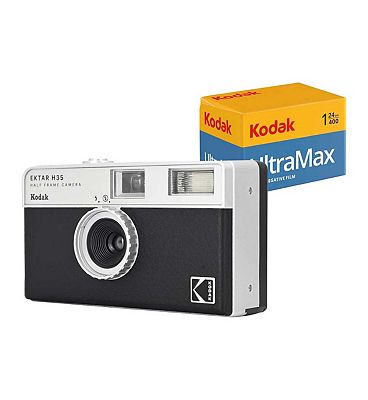 Kodak Ektar H35 Half Frame Film Camera & 24Exp Film - Black