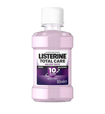 Listerine Total Care Milder Taste Zero Alcohol Mouthwash 80ml