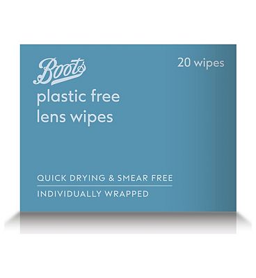 Click to view product details and reviews for Boots Plastic Free Lens Wipes 20s.