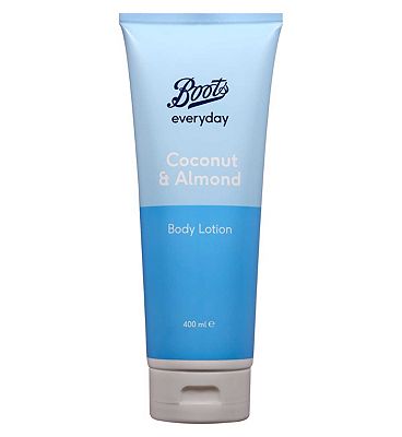 Click to view product details and reviews for Boots Everyday Coconut And Almond Body Lotion 400ml.