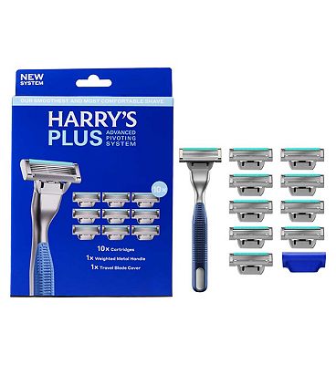 Harry's Plus Razor and 10 Blades Tide Set