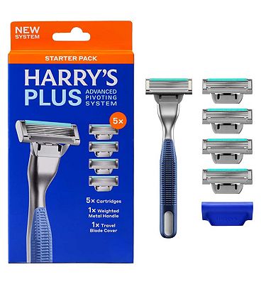Harry's Plus Razor and 5 Blades Tide Set