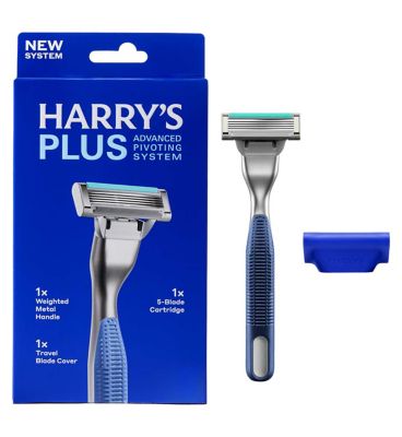 Harry's Plus Razor and 1 Blade Tide Set - Boots
