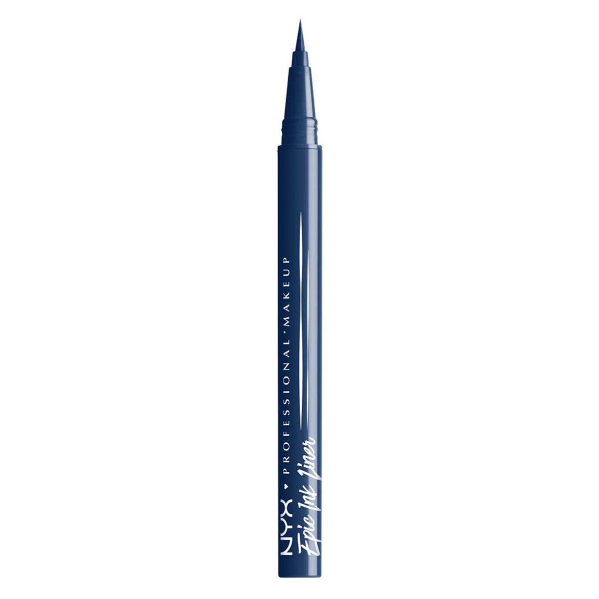 NYX Professional Makeup Epic Ink Liner, Waterproof Liquid Eyeliner Pen - Mid Night Rise, 1 Count