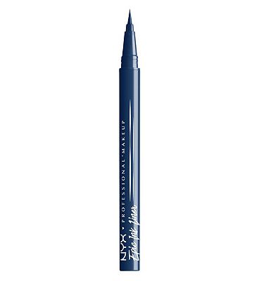 NYX PROFESSIONAL MAKEUP Epic Ink Liner, Waterproof Liquid Eyeliner Pen - Mid Night Rise, 1 Count