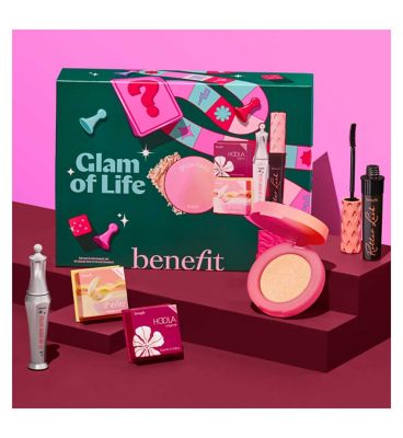Benefit Glam of Life Mascara, Brow & Cheek 5-piece Makeup Gift Set, with Limited Edition Beauty Bag (2)