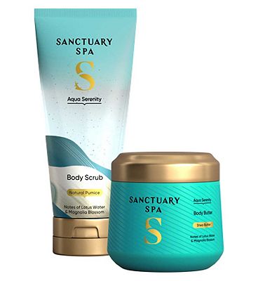 Sanctuary Spa Aqua Serenity Scrub and Butter Bundle